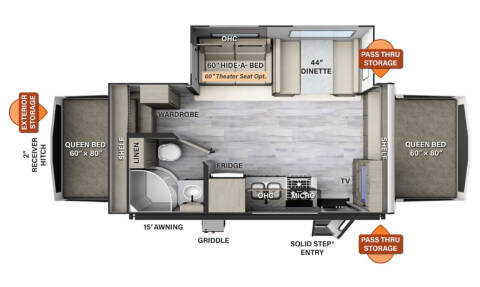 2023 Rockwood ROO 21SS for sale at McDowell RV Sales, Inc in North Branch MI