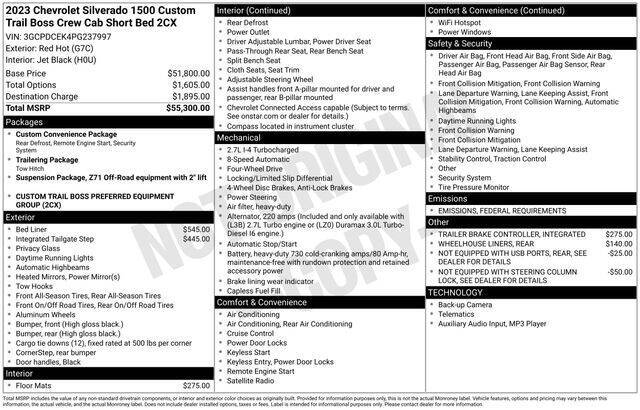 2023 Chevrolet Silverado 1500