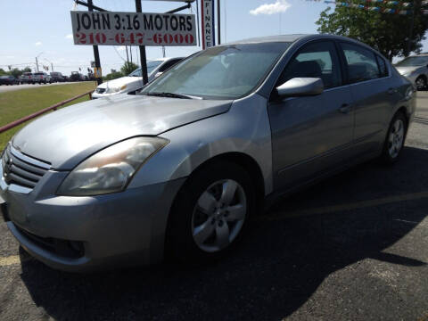 2008 Nissan Altima for sale at John 3:16 Motors in San Antonio TX