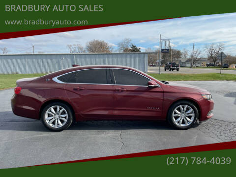 2017 Chevrolet Impala for sale at BRADBURY AUTO SALES in Gibson City IL