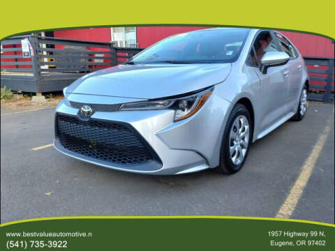 2021 Toyota Corolla for sale at Best Value Automotive in Eugene OR