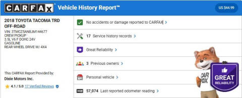 2018 Toyota Tacoma