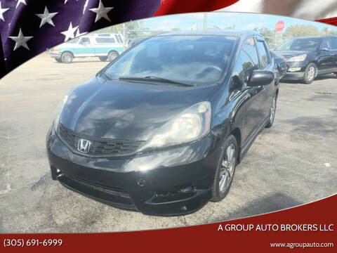2012 Honda Fit for sale at A Group Auto Brokers LLc in Opa-Locka FL