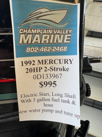 1992 Mercury 20hp