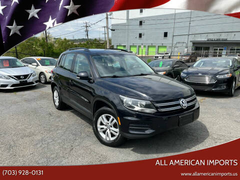 2017 Volkswagen Tiguan for sale at All American Imports in Alexandria VA