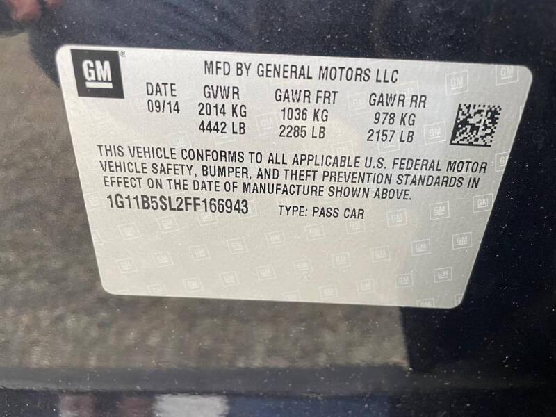 2015 Chevrolet Malibu LS
