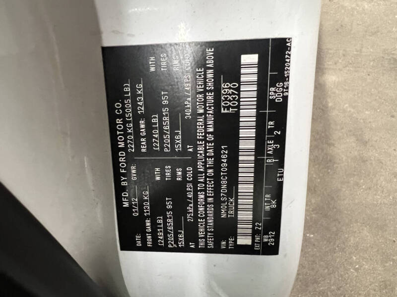 2012 Ford Transit Connect XLT