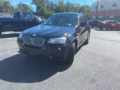 2012 BMW X3 for sale at M & J Auto Sales in Attleboro MA