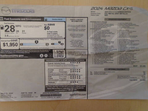 2024 Mazda CX-5 2.5 S Carbon Edition