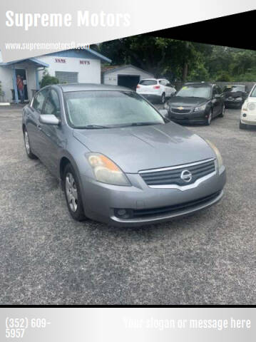 2008 Nissan Altima for sale at Supreme Motors in Leesburg FL