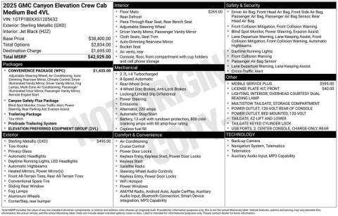 2025 GMC Canyon Elevation