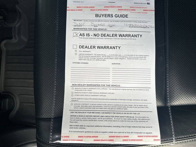 2020 Dodge Durango Citadel