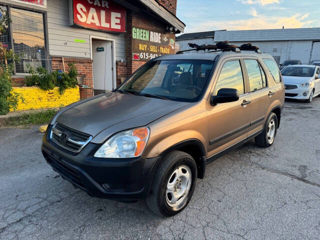 2002 Honda CR-V for sale at Green Ride LLC in NASHVILLE, TN