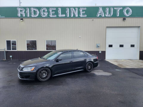 2012 Volkswagen Passat for sale at RIDGELINE AUTO in Chubbuck ID