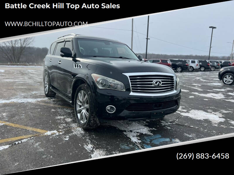 2014 Infiniti QX80 for sale at Battle Creek Hill Top Auto Sales in Battle Creek MI