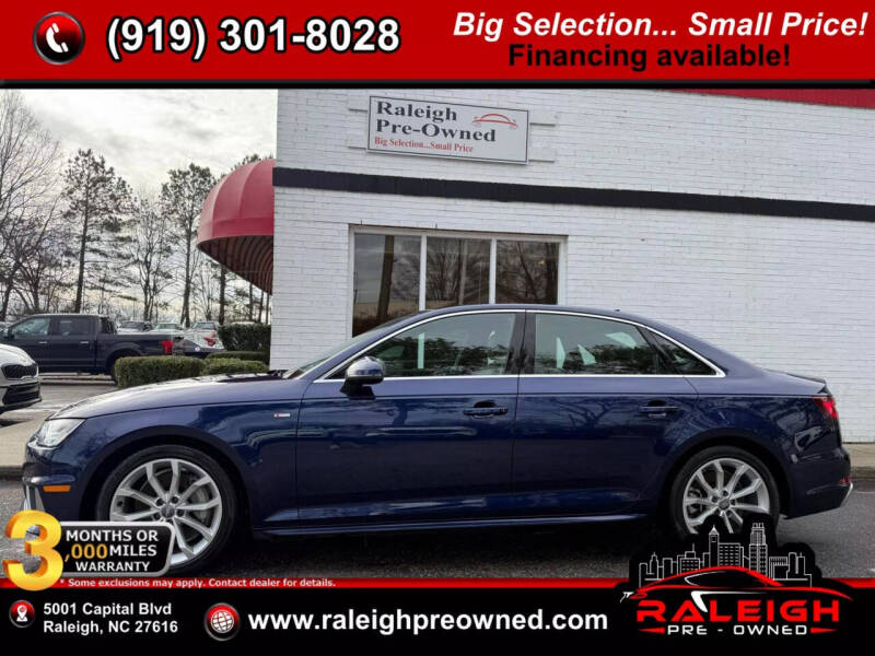 2019 Audi A4 for sale at Raleigh Pre-Owned in Raleigh NC