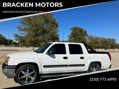 2005 Chevrolet Avalanche for sale at BRACKEN MOTORS in San Antonio TX