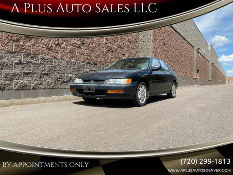 1997 Honda Accord for sale at A Plus Auto Sales LLC in Denver CO