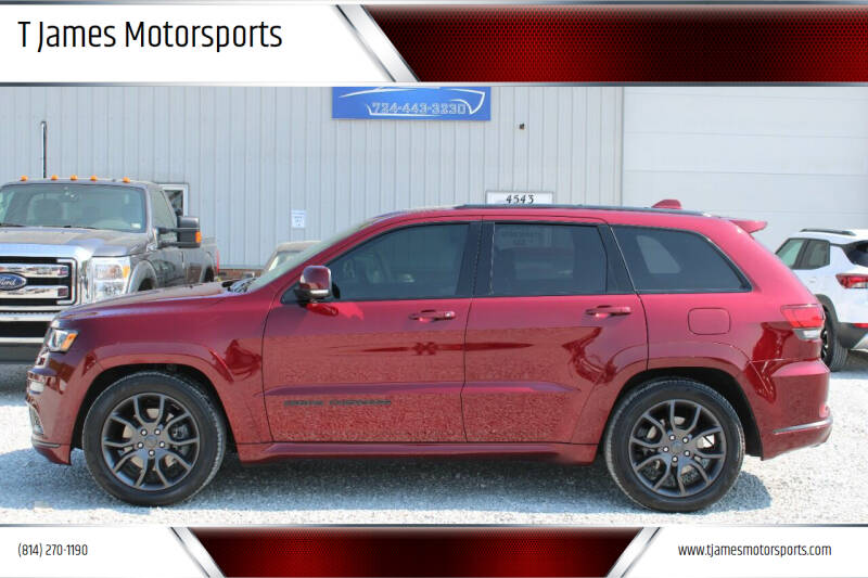 2021 Jeep Grand Cherokee for sale at T James Motorsports in Gibsonia PA