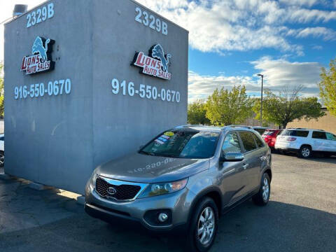 2012 Kia Sorento for sale at LIONS AUTO SALES in Sacramento CA