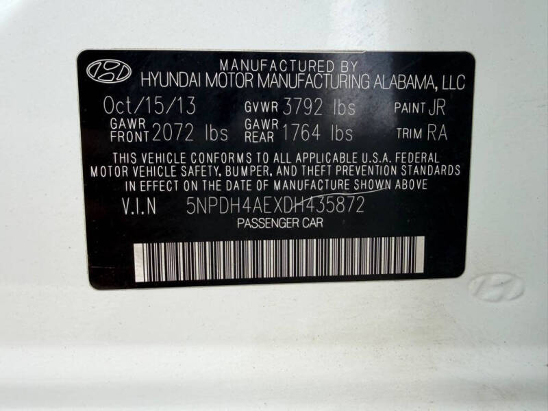 2013 Hyundai Elantra GLS