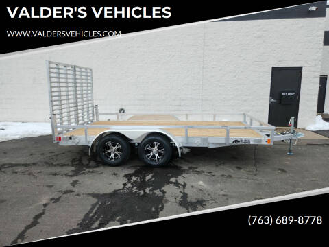 2023 BLACK RHINO UTILITY TRAILER 7X14 for sale at VALDER'S VEHICLES in Hinckley MN