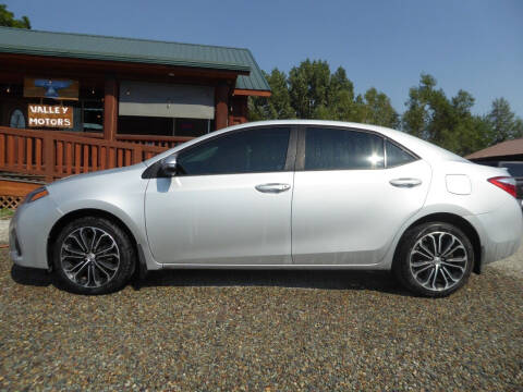 2016 Toyota Corolla for sale at VALLEY MOTORS in Kalispell MT