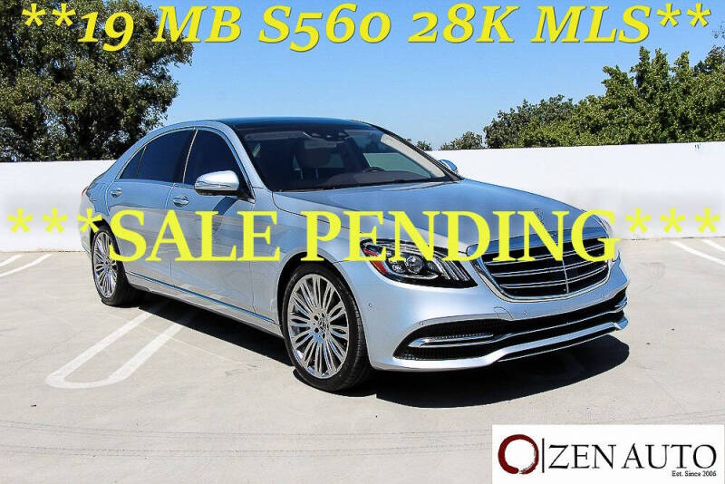 2019 Mercedes-Benz S-Class for sale at Zen Auto Sales in Sacramento CA