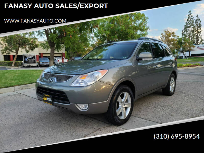 2008 Hyundai Veracruz for sale at FANASY AUTO SALES/EXPORT in Yorba Linda CA