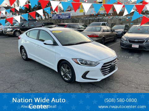 2017 Hyundai Elantra for sale at Nation Wide Auto Center in Brockton MA