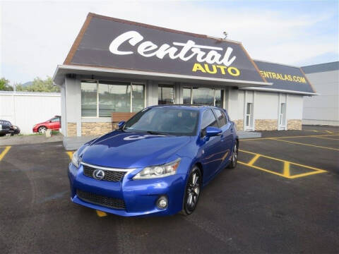2012 Lexus CT 200h for sale at Central Auto in South Salt Lake UT
