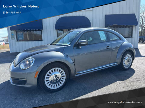 2013 Volkswagen Beetle for sale at Larry Whicker Motors in Kernersville NC