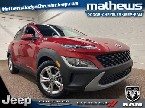 2022 Hyundai Kona for sale at MATHEWS DODGE INC in Marion OH