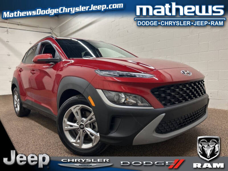 2022 Hyundai Kona for sale at MATHEWS DODGE INC in Marion OH