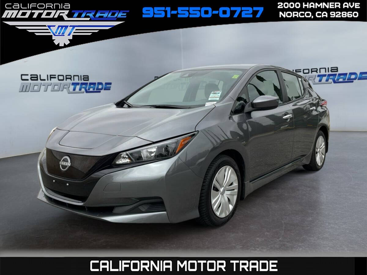 Gray 2024 Nissan LEAF S S 4dr Hatchback 1