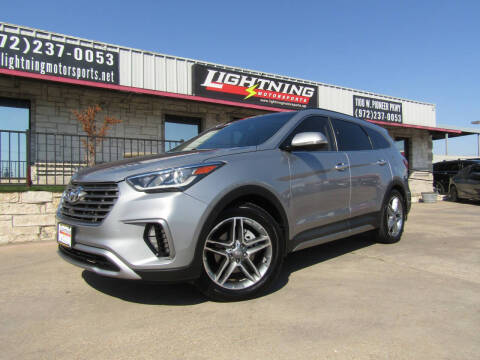 2017 Hyundai Santa Fe for sale at Lightning Motorsports in Grand Prairie TX