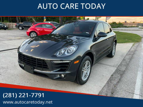 2017 Porsche Macan for sale at AUTO CARE TODAY in Spring TX