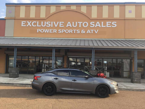 2017 Nissan Maxima for sale at Exclusive Auto Sales LLC in Robinsonville MS