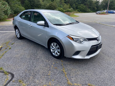 2016 Toyota Corolla for sale at Westford Auto Sales in Westford MA