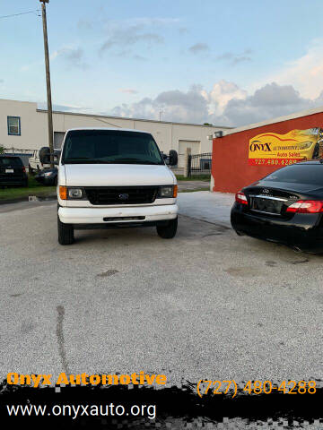 2006 Ford E-Series Cargo for sale at ONYX AUTOMOTIVE, LLC in Largo FL