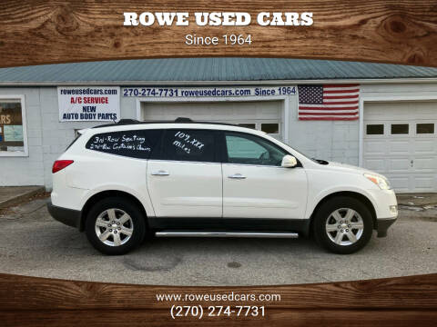 2012 Chevrolet Traverse for sale at Rowe Used Cars in Beaver Dam KY