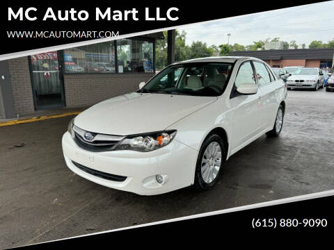 2010 Subaru Impreza for sale at MC Auto Mart LLC in Hermitage TN