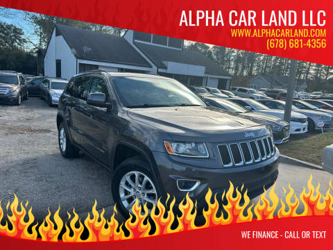 2014 Jeep Grand Cherokee for sale at Alpha Car Land LLC in Snellville GA