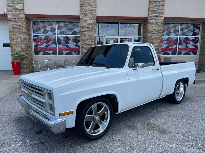 1985 Chevrolet C/K 10 Series for sale at Iconic Motors of Oklahoma City, LLC in Oklahoma City OK