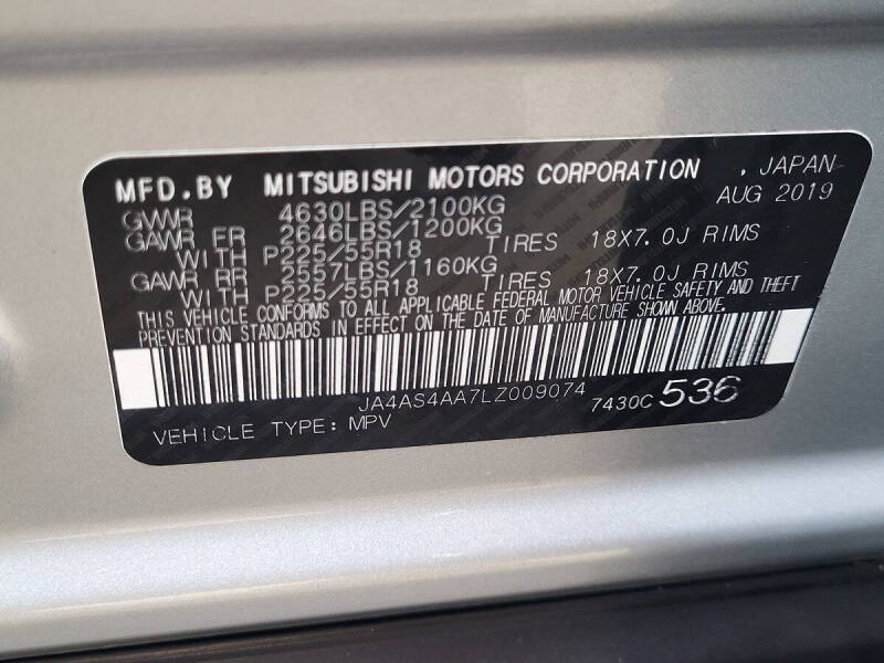 2020 Mitsubishi Eclipse Cross LE