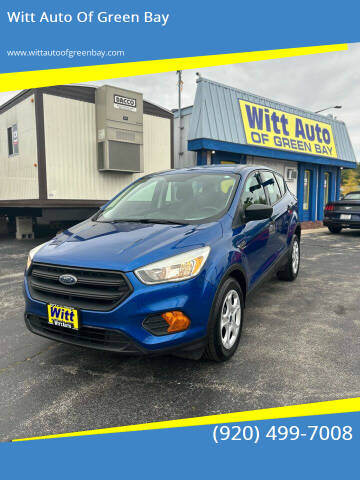 2017 Ford Escape for sale at Witt Auto Of Green Bay in Green Bay WI