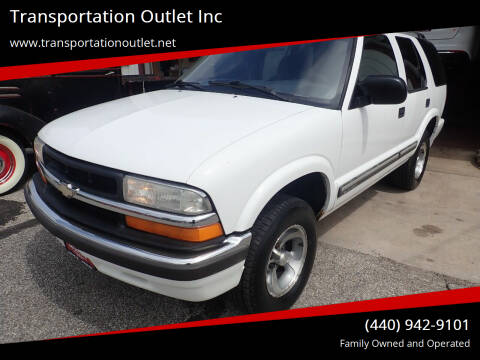 2001 Chevrolet Blazer for sale at Transportation Outlet Inc in Eastlake OH