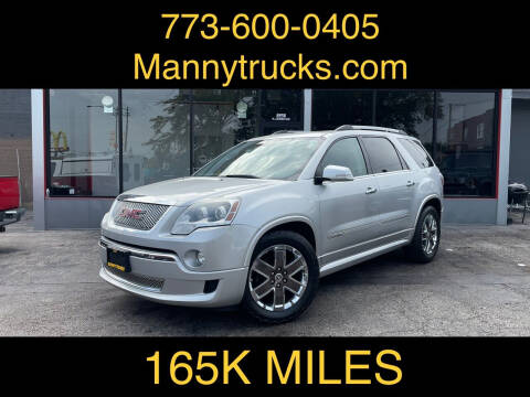 2012 GMC Acadia for sale at Manny Trucks in Chicago IL