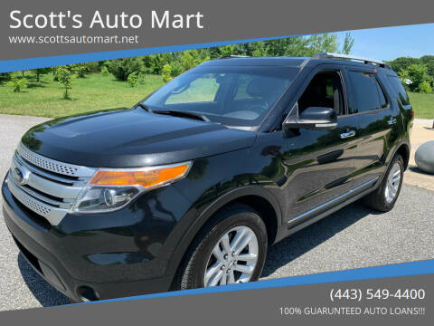 2014 Ford Explorer for sale at Scott's Auto Mart in Dundalk MD