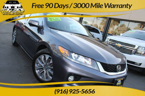 2014 Honda Accord for sale at West Coast Auto Sales Center in Sacramento CA